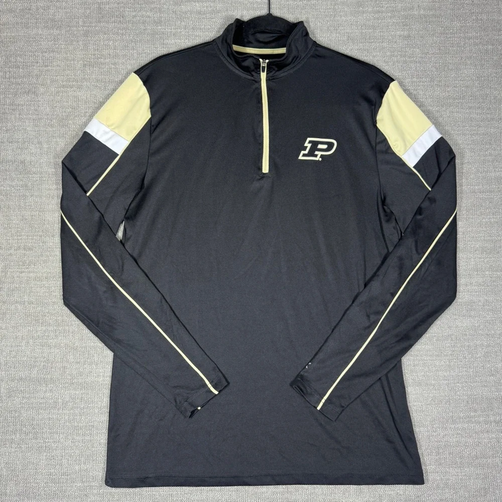 Purdue Boilermakers Nike Dri-Fit & Colosseum Quarter Zip Pullover Bundle Mens M